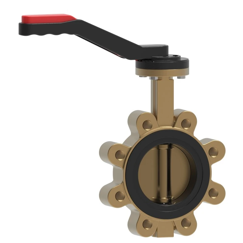 AL Bronse Lug Wafer Butterfly Valve