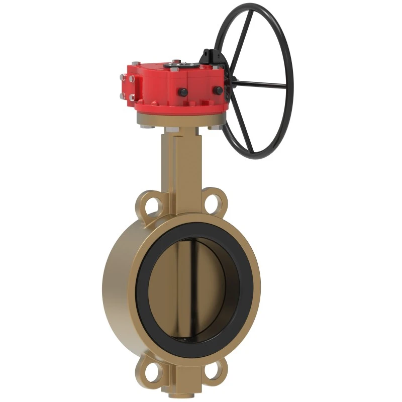 AL Bronse Wafer Butterfly Valve